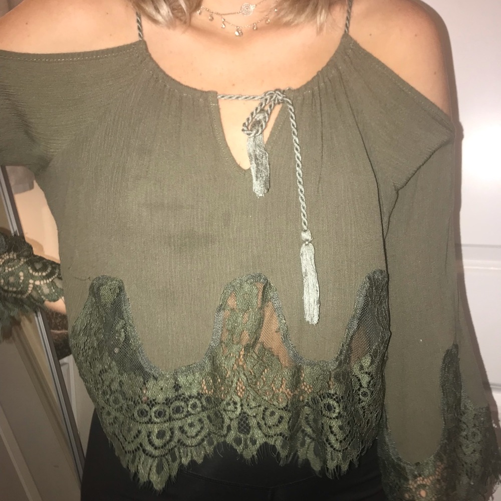 Women’s Army Green Long Sleeve